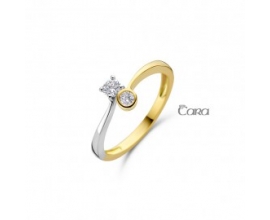 Bague dame (or18carats) Orage