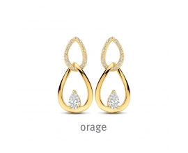 Boucles d'oreilles dame Orage