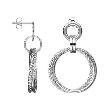 Boucles d'oreilles dame Saunier
