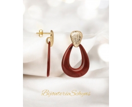 Boucles d'oreilles dame Saunier