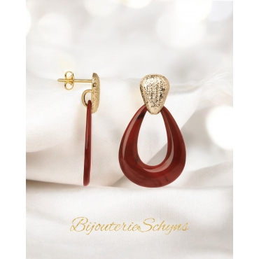 Boucles d'oreilles dame Saunier