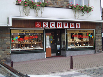 Le magasin de la Bijouterie Schyns